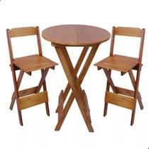 Kit Bistro com Mesa Redonda e 2 Cadeiras Kit Bistro com Mesa Redonda e 2 Cadeiras
