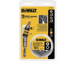 Kit Bits Adaptador Angular Magnético Dewalt 14 pçs DWPVTC14