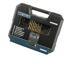 Kit Bits Brocas Para Furar E Parafusar 125 Pçs Wesco Ws9958