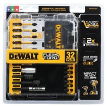 Kit Bits de Impacto 32 Pcs Flextorq Dewalt DWANGFT32SET