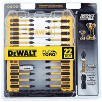 Kit Bits de Impacto Flextorq 22pcs Dewalt DWA2FTS22IR