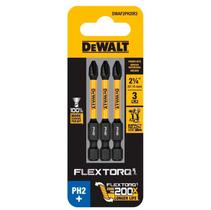 Kit Bits de Impacto Ph2 Flextorq 5,7cm Dewalt DWAF2PH2IR3
