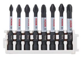 Kit Bits de impacto phillips pozidrive 8 pçs 5 cm Bosch 2608522328