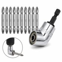 Kit Bits Parafusadeira 65mm Ph2 Imantado Adaptador 105 Graus Ferramenta Kit Bits Parafusadeira 65mm Ph2 Imantado Adaptador 105 Graus Ferramenta