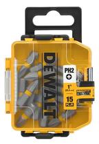 Kit Bits Ph2 Maxfit 15 Pcs Dewalt DWA1PH2UMF15 Kit Bits Ph2 Maxfit 15 Pcs Dewalt DWA1PH2UMF15
