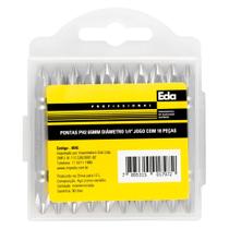 kit Bits Philips Ponta Dupla 65 mm com 10 Peças - Eda 1/4 kit Bits Philips Ponta Dupla 65 mm com 10 Peças - Eda 1/4
