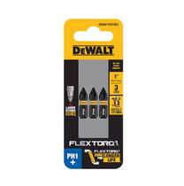 Kit Bits Phillips Ph1 Flextorq Dewalt DWAF1PH1IR 2,5cm