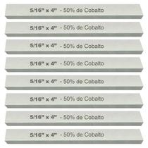 Kit Bits Quadrado 5/16 X 4 - Com 50% De Cobalto - 8 Peças