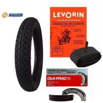 Kit Biz 125/ Pop 100 Pneu 80/100-14 + Camara Aro 14 + Lona Kit Biz 125/ Pop 100 Pneu 80/100-14 + Camara Aro 14 + Lona