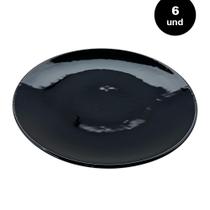 KIT Black - 06und Pratos de Sobremesa KIT Black - 06und Pratos de Sobremesa