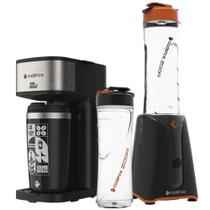 Kit Black Cadence - Cafeteira Vambora E Blender Zoop Contrast 220V