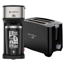 Kit Black Cadence - Cafeteira Vambora e Torradeira Croc Kit Black Cadence - Cafeteira Vambora e Torradeira Croc