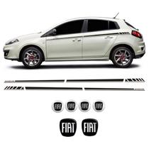 Kit Black Faixa Bravo Sporting 2016 + Emblemas Completo Fiat Kit Black Faixa Bravo Sporting 2016 + Emblemas Completo Fiat