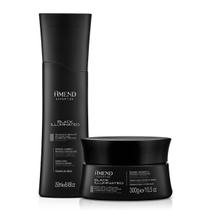 Kit Black Illuminated Amend Expertise Shampoo e Mascara Para Cabelos Pretos