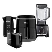 Kit Black Oster - Fritadeira - Chaleira - Liquidificador e Torradeira Kit Black Oster - Fritadeira - Chaleira - Liquidificador e Torradeira