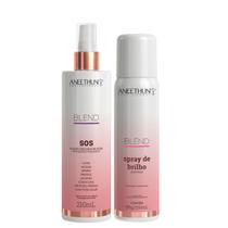 Kit Blend Aneethun SOS Fluido Reconstrutor + Spray de Brilho Kit Blend Aneethun SOS Fluido Reconstrutor + Spray de Brilho