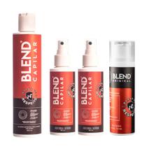 Kit Blend Capilar Shampoo, 2 Tônico Crescimento Blend Barba