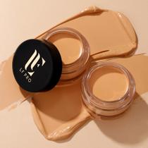 Kit Blend Cream LF Pro Corretivo Camuflagem Alta Cobertura + Pincel C02 Original (escolha sua cor) Cor:MACCHIATO