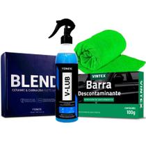 Kit Blend Paste Wax Vonixx + V-bar 100g + V-lub + Flanela