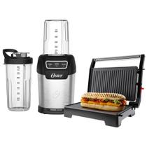 Kit Blender Ultra Power E Mini Grill Elétrico Inox Oster 110V