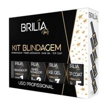 Kit blindagem 4 itens 10ml brilia nails Kit blindagem 4 itens 10ml brilia nails