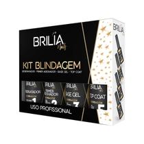 Kit Blindagem para Unhas Banho Gel Brilia Nails