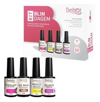 Kit Blindagem Unhas Beltrat Desidratador Primer Gel Selante