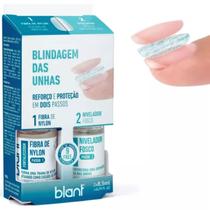 Kit Blindagem Unhas Fortalecedor Fibra Nylon Nivelador Fosco Kit Blindagem Unhas Fortalecedor Fibra Nylon Nivelador Fosco