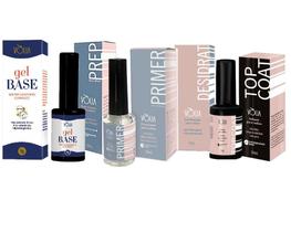 Kit blindagem volia base Prep Primer Desidrat unhas Top Coat