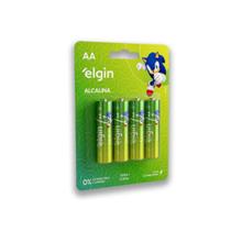 Kit Blister 4 Unidades Pilhas Alcalinas Aa Palito Elgin Kit Blister 4 Unidades Pilhas Alcalinas Aa Palito Elgin
