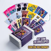 Kit Blister Guerreiras do K-Pop Oficial 20 Envelopes De Figurinhas (100 Cromas) - Netflix Editora Pixel Kit Blister Guerreiras do K-Pop Oficial 20 Envelopes De Figurinhas (100 Cromas) - Netflix Editora Pixel