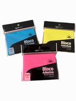 Kit Bloco Adesivo Jocar Office cores e tamanhos diversos -