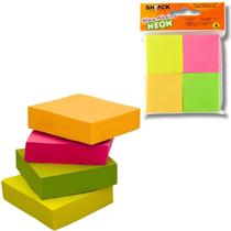 Kit Bloco Adesivo Post It Colorido Anotação 400 Folhas Kit Bloco Adesivo Post It Colorido Anotação 400 Folhas