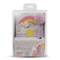 Kit Bloco de Anotação Unicórnio Pompom Ff6030 - Fofy Kit Bloco de Anotação Unicórnio Pompom Ff6030 - Fofy