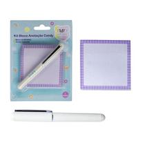 Kit Bloco de Anotações Candy - Fofy - Kit Bloco de Anotações Candy - Fofy -