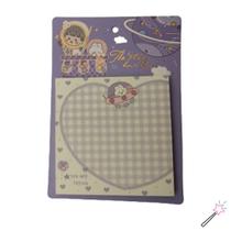 Kit Bloco de Notas Autoadesivo Astronauta Cores:Roxo