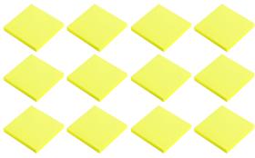 Kit Bloco de Notas Post It Adesivo Cubo Colorido 1200 Folhas