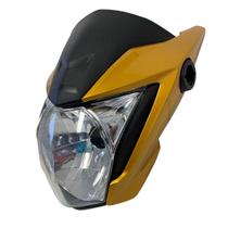 Kit bloco óptico farol carenagem titan 160 2022 amarelo