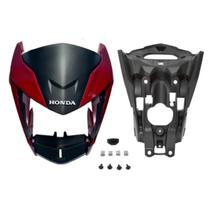 Kit Bloco Óptico Titan160 2024+ Vermelho Pimenta Plasmoto