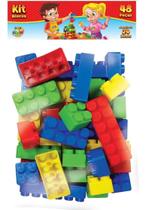 Kit Blocos 48 Peças 254 GGB Kit Blocos 48 Peças 254 GGB
