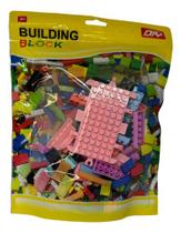 Kit Blocos De Montar 120 Peças Coloridas Com Acessórios Kit Blocos De Montar 120 Peças Coloridas Com Acessórios
