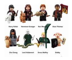 Kit Blocos De Montar Harry Potter Hermione Ron Voldemort