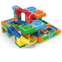 Kit Blocos De Montar Pista Labirinto Brinquedo Didatico Educativos 128 peças - Ark Toys