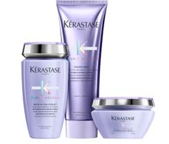 Kit Blond Absolu Ultra-violet Shampoo+ Cicaflash+ Másc Pq