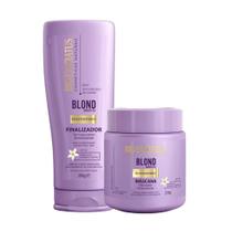 Kit Blond Bioreflex finalização capilar 1 Banho de creme 250ml 1 Finalizador 200ml