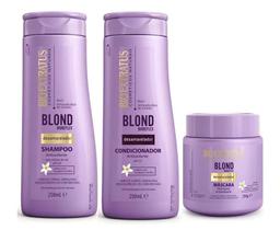 Kit Blond Bioreflex Shampoo + Condicionador 250ml + Máscara 250g - Bio Extratus
