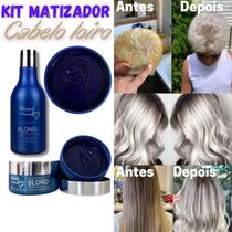 Kit Blond Matizador Desamarelador Cabelo Loiro Natural Hair Kit Blond Matizador Desamarelador Cabelo Loiro Natural Hair