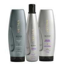 Kit Blond ShampooMáscara MatizanteMáscara Cinza Aneethun