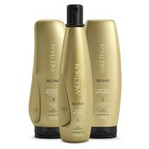 Kit Blond Silver Shampoo 300ml Máscara Iluminadora 250g Finalizador 250g Kit Blond Silver Shampoo 300ml Máscara Iluminadora 250g Finalizador 250g