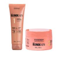 Kit blonde spa home care essendy shampoo e mascara (2 produtos)